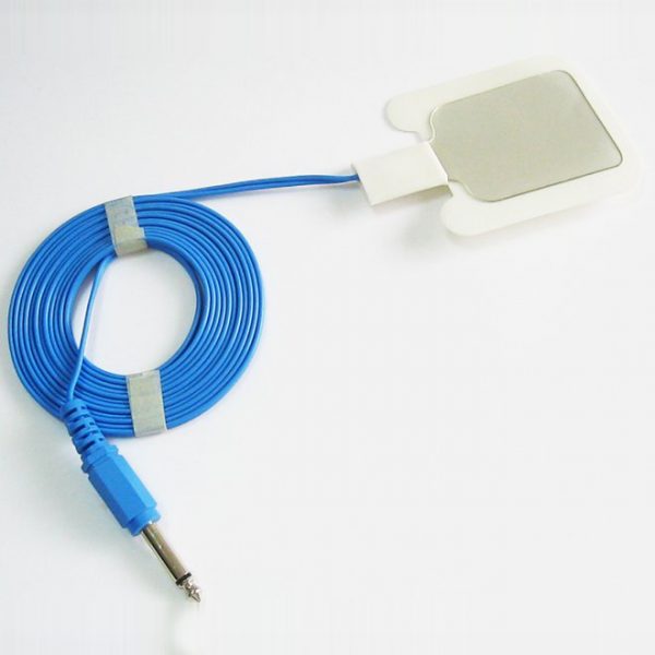 ESU Plate with Cable, Monopole, 6.3mm