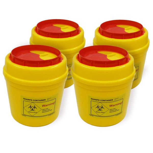 Sharp Needle Disposal Container with Lip 0.5L